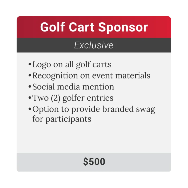 Golf Cart Sponsor
